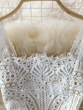 Women Lace Bodycon Mini Dress Sexy Square Collar Mesh Short Sleeve High Waist Party Vestidos Female White Robe 2023