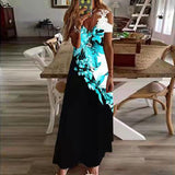 Hollowout Lace Strap Long Dresses Summer Boho Off Shoulder Maxi Dress Ladies Vintage Casual Elegant Party Dresses