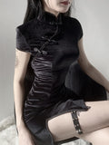 New Slim, High-Waisted Cheongsam Dress, Improved Winter Skirt, Vintage Dress, Ladies'