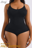 Spaghetti Strap Bodysuit Women Corset Top Sexy Backless Shapewear Woman Seamless Underwear Butt Lifter Push Up