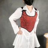 Yuan Treasure After The Corset Corset Corset Hot Girl Folded Wearing A Small Waistcoat Top