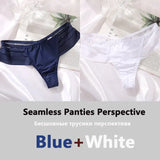 Women's Panties Seamless G-string FINETOO Perspective Underwear See-Through Female Underpants Girls Intimates