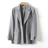 Women Blazer And Guard Pants Sets Two Pieces OL Single Breasted Jacket Formal Suit Pleated Trousers Spring Autumn