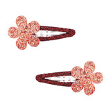Pcs/lot New Girls Cute Rabbit Flower Hair Clips Sweet BB Glitter Hairpins Barrettes Headwear Fashion Hair Accessories For