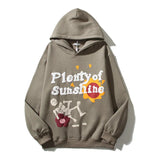Skull Print Hooded Hoodie Ins Trendy Men's High Street Hoodie In Spring And