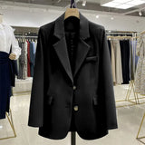 Zingj Jacket Female Spring And Autumn 2024 New Korean Version Temperament Small Academic Wind Loose Casual Yellow Small