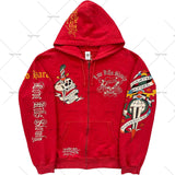 Zingj Popular Hip Hop Zipper Hoodies Men Y2K New Harajuku Vintage Sweatshirts Punk Rock Plus Size Loose Anime Hoodie Cardigan 211-1-Outfit