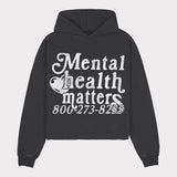 And Winter Vintage Street Personality Trend Alphabet Hoodie Printed Men's And Women's Hoodie