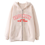 Style Lazy Cardigan Hoodie 2024 Spring And Autumn Oversize Zipper Jacket Couple