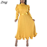 2 Piece Skirt Sets Women Long Sleeve Crop Top and Midi Skirts Sets Autumn Fashion Solid Color Club Outfits