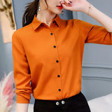 Daifei 2023 Spring / Summer New Korean Version Of Slimming, Large Size, Bottom Fashion Shirt, Long-Sleeved