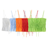 Spring Style Bow Tie Slim Poplin Halter Top