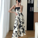 Elegant Midi Spaghetti Strap Dress For Women Maxi Fashion One Piece Bodycon Prom Party Robe