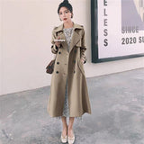 Woman 2025 Korean Version Of The New Spring And Autumn British Wind In The Long-Term Popular Red Coat