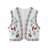 New Spring Style Simple, Slim, Embroidered Vest