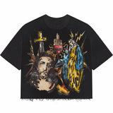 Y2K T-Shirt, Men's Wear, Women's Wear, Vintage Hip-Hop Graffiti, Graphics Printing Street Clothes, Oversized