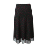 And Winter New Lace Printing Net Fashion Full-Length
