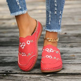 Zingj Size Small Flower Semi-Slippers Women's Womens Slippers Large Size Thick-Soled Baotou Women's