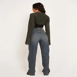 Zingj New Loose Lazy Wind Knit Cardigan Women With A Short Versatile Jacket Jacket Women-Outfit