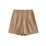 Summer Leisure Vest Set Linen-Blend Loose Vest + Shorts Set Women
