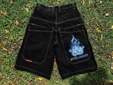 Shorts Y2K Hip Hop 2023 Original Gothic Pocket Baggy Jeans Shorts