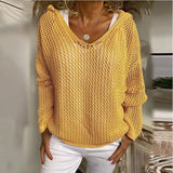 Outer Wear Knitted Pullover Hooded Sun-proof Top Thin Loose