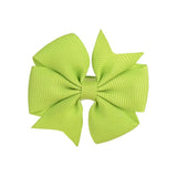 Inches Candy Color Baby Mini Small Bowknot Hair Clips For Cute Girls Safety Hairpins Barrettes Headwear Kids Hair