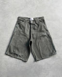 Tide Brand Vibe Overalls Denim Shorts For Men And Women High Street Ruffian Handsome Heavy Weight Washing