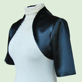 3/4 Long Sleeve wedding jacket satin bolero jackets for Bridal Party Coat Free shipping Bridal Jacket Custom