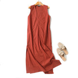 New Summer Style Minimalist And Elegant Vintage V-Neck