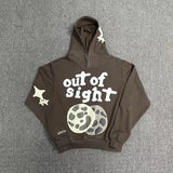 High Street Tide Card Letter Printing Loose Hooded Sweater Suit For Men And