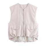 Summer New Loose Casual Cardigan Women's Vest Vest