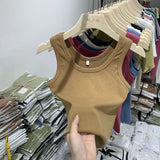 Threaded Sling Sports Vest Women Wear A Suit With A Bottom To Prevent Smooth And Sleeveless Jacket In