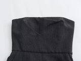 New Solid Color Slimming And Wiping Chest Medium-And Long-Style Dress