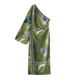 New Street Style Series Printed Asymmetrical Dress