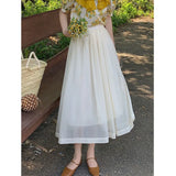 A Line Skirt for Women girl Skirt Korean Fashion Clothes Clothing Y2k Kawaii Fairy