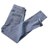 Women's pencil pants skinny light blue jeans women jeans denim jeans woman high waist fall new