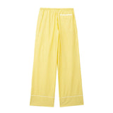 Spring Striped Loose Shirt 3217253 Pajamas Style Trousers