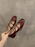 Zingj Women's Shoes 2023 New Summer French Night Black Spring And Autumn Single