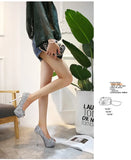 Zingj Fashion Sequins Fashion Sexy Nightclub Fish Mouth Ultra High Heel Waterproof Platform Shallow Mouth Women's Singles Shoes