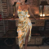 2025 Women's New Printed High-Waisted Sling Skirt Sexy