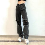High-rise Loose-fitting Wide-leg JeansOutfit