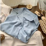 Chiffon Blouse for Women Elegant Social Women's Shirt Para Mujer Office Outfits Women Women's Long Sleeve Top White