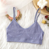 Seamless Women Bra Tank Tops Underwear Women Adjustable Shoulder Strap Wire Free Bralette Female Lingerie Brassiere
