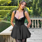 Summer 2024 New Fashion Women's Wear Elegant Hip Skirt Retro Style Sexy Dress