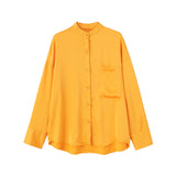 New Pocket Pendent Loose Shirt Elastic Waist Pant