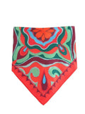 Summer Halter Scarf Blouse Printed Vertical Trousers