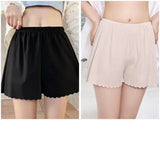 Shorts Safety Pants Women's Anti-empty Leggings Thin Home Shorts Without Curling Ice Silk Breathable Women