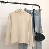 Sleeve T-shirts Women 4XL All-match Ulzzang Simple Teens Top Tees Harajuku Stylish Soft Fashion Clothing Elegant