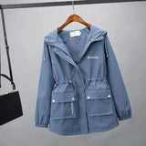 Plus Thick Wind Coat Autumn Winter 2025 New Women's Casual Fashion Small Stormtrooper Cotton